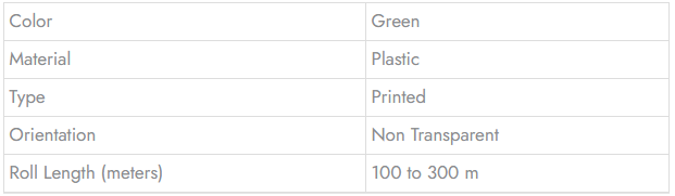 SHRINK FILM (CUSTOM PRINTED) - Technical Specifications